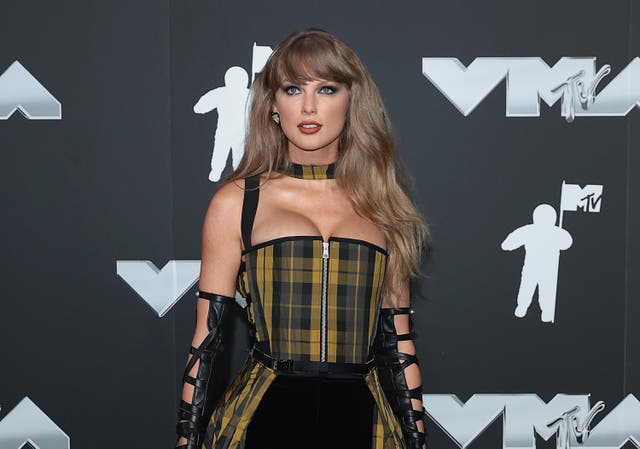 <p>Taylor Swift attends the 2024 MTV Video Music Awards on September 11, 2024</p>