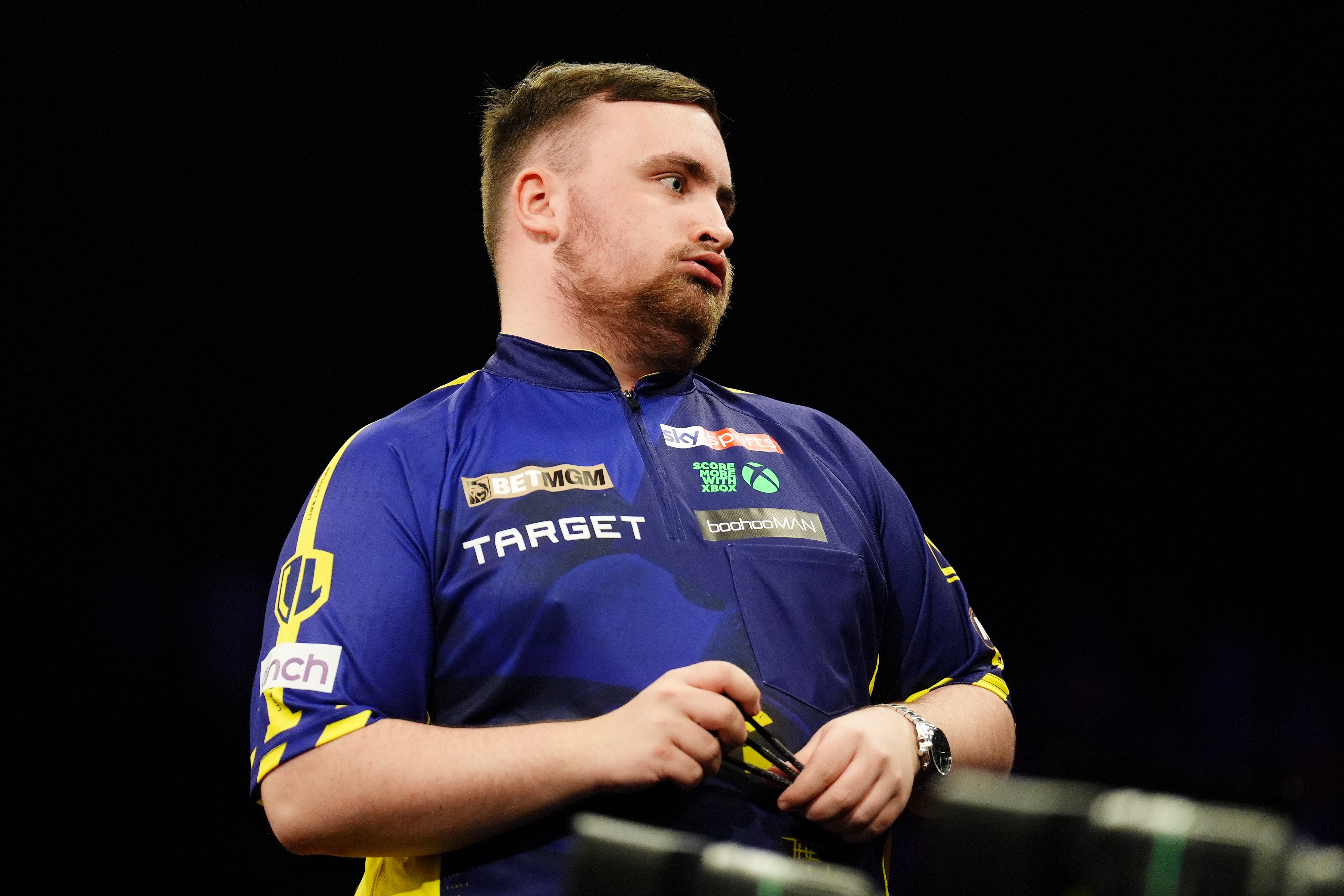 <p>World champion Luke Littler was edged out in the semi-finals (Andrew Milligan/PA)</p>