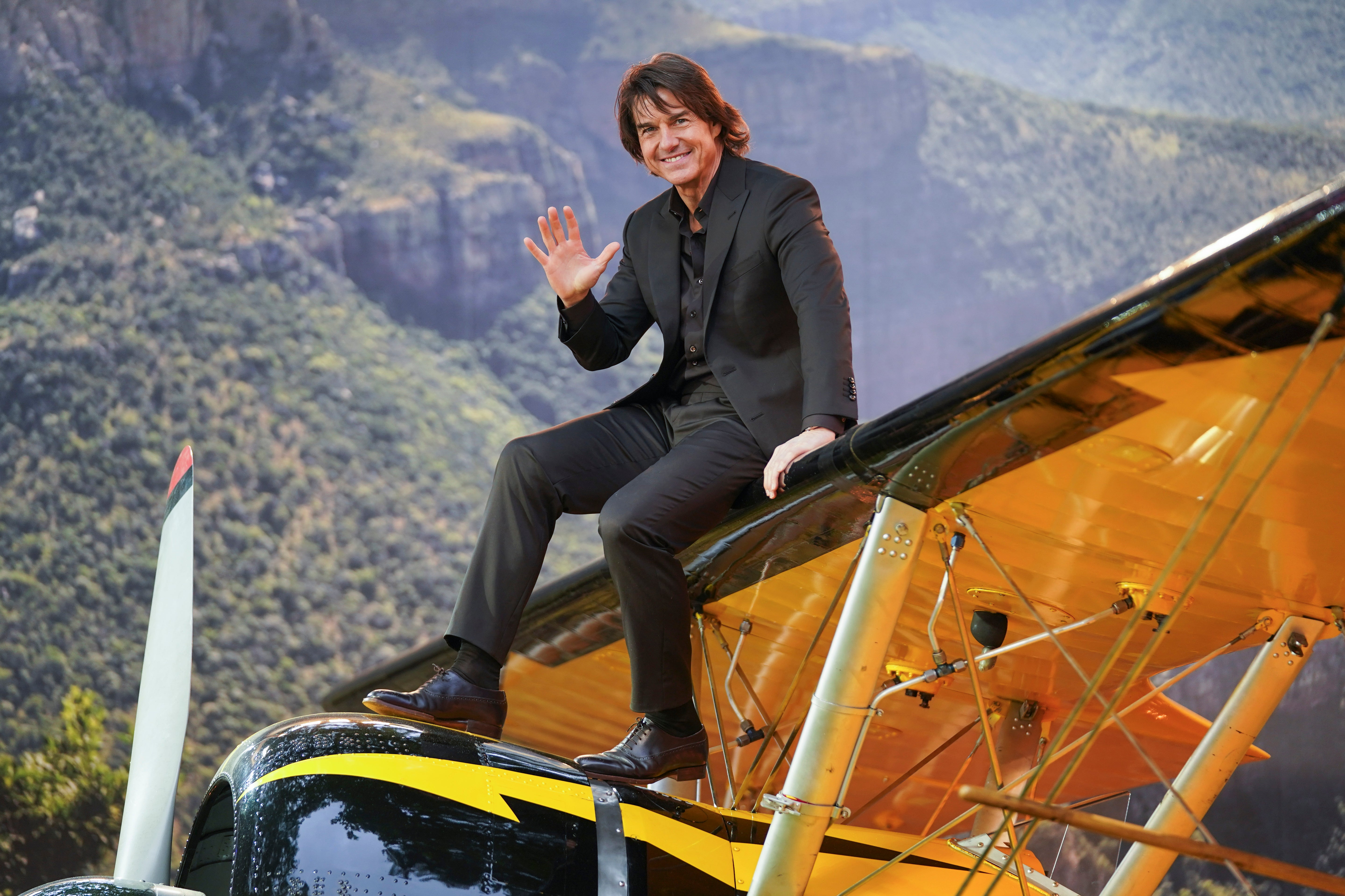 Tom Cruise at the premiere of 'Mission: Impossible - The Final Reckoning' in London