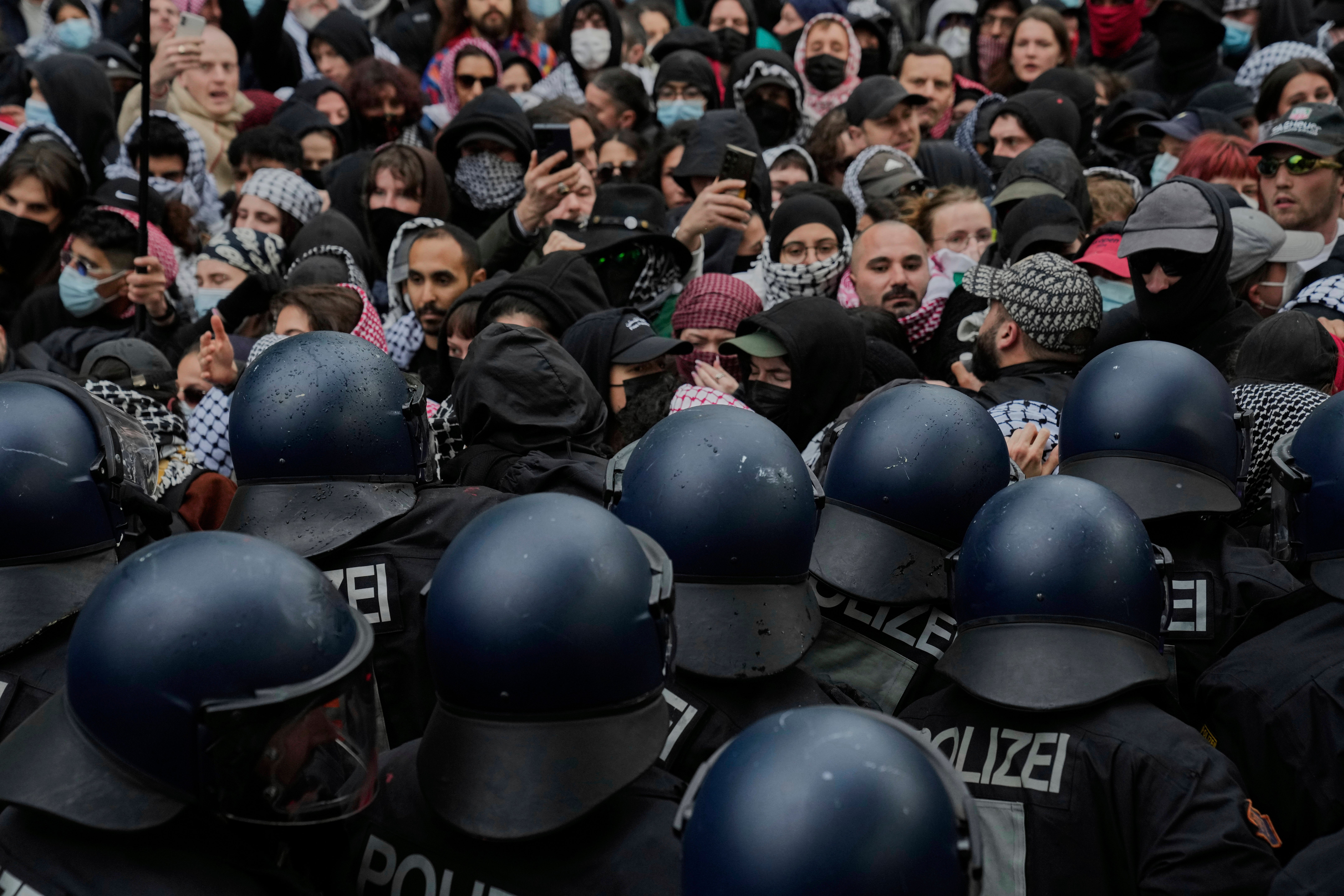 Germany Israel Palestinians Europe Protests