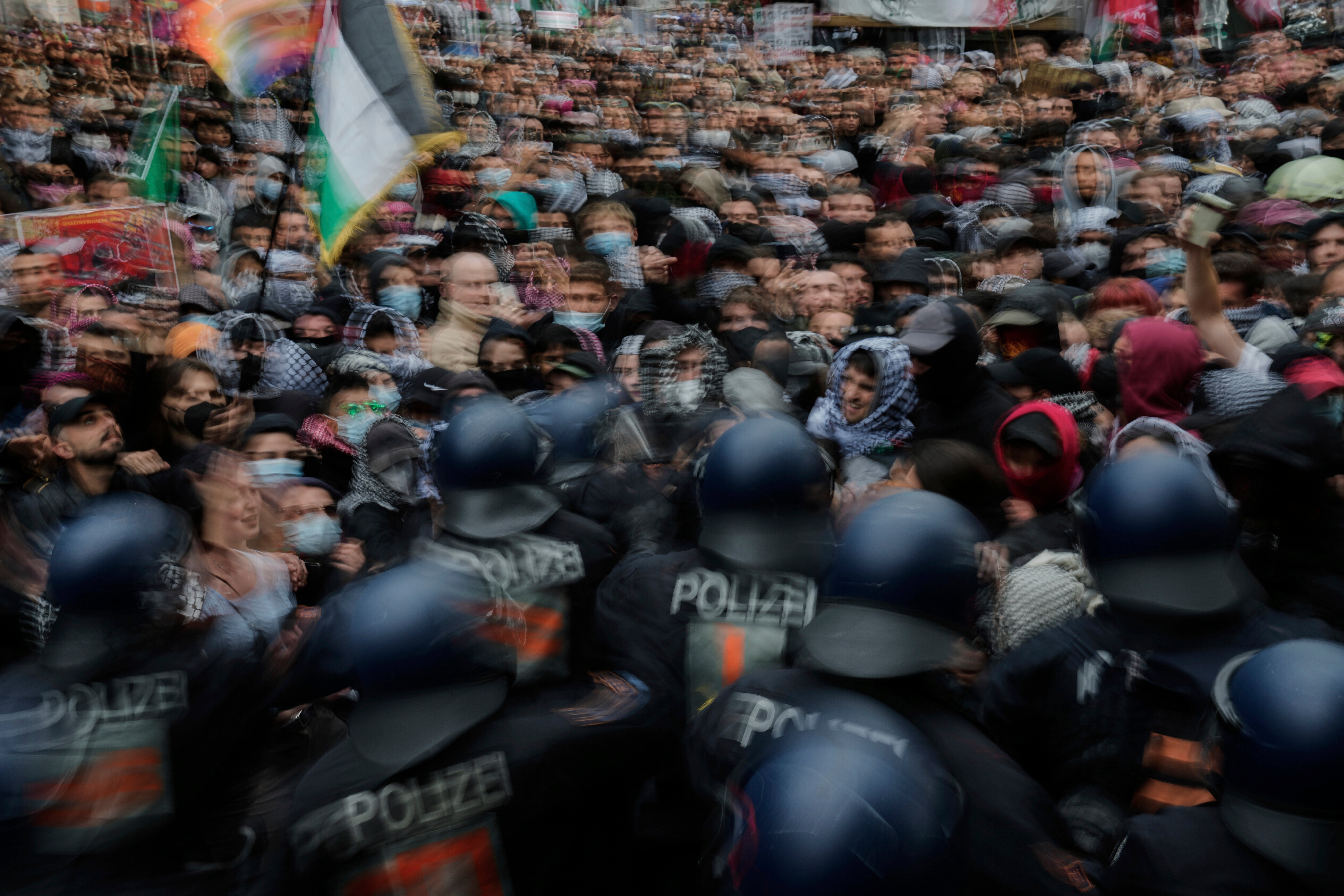 Germany Israel Palestinians Europe Protests