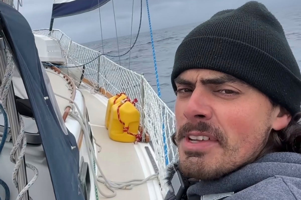 Sailing from Oregon to Hawaii after quitting his job turns a man with a cat into social media star