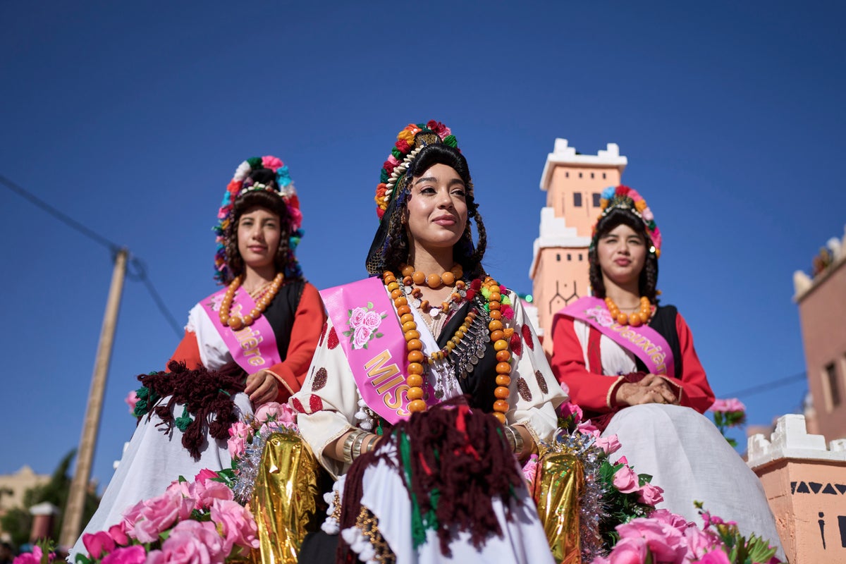 The desert blooms, roses perfume the air and a Moroccan town comes to life