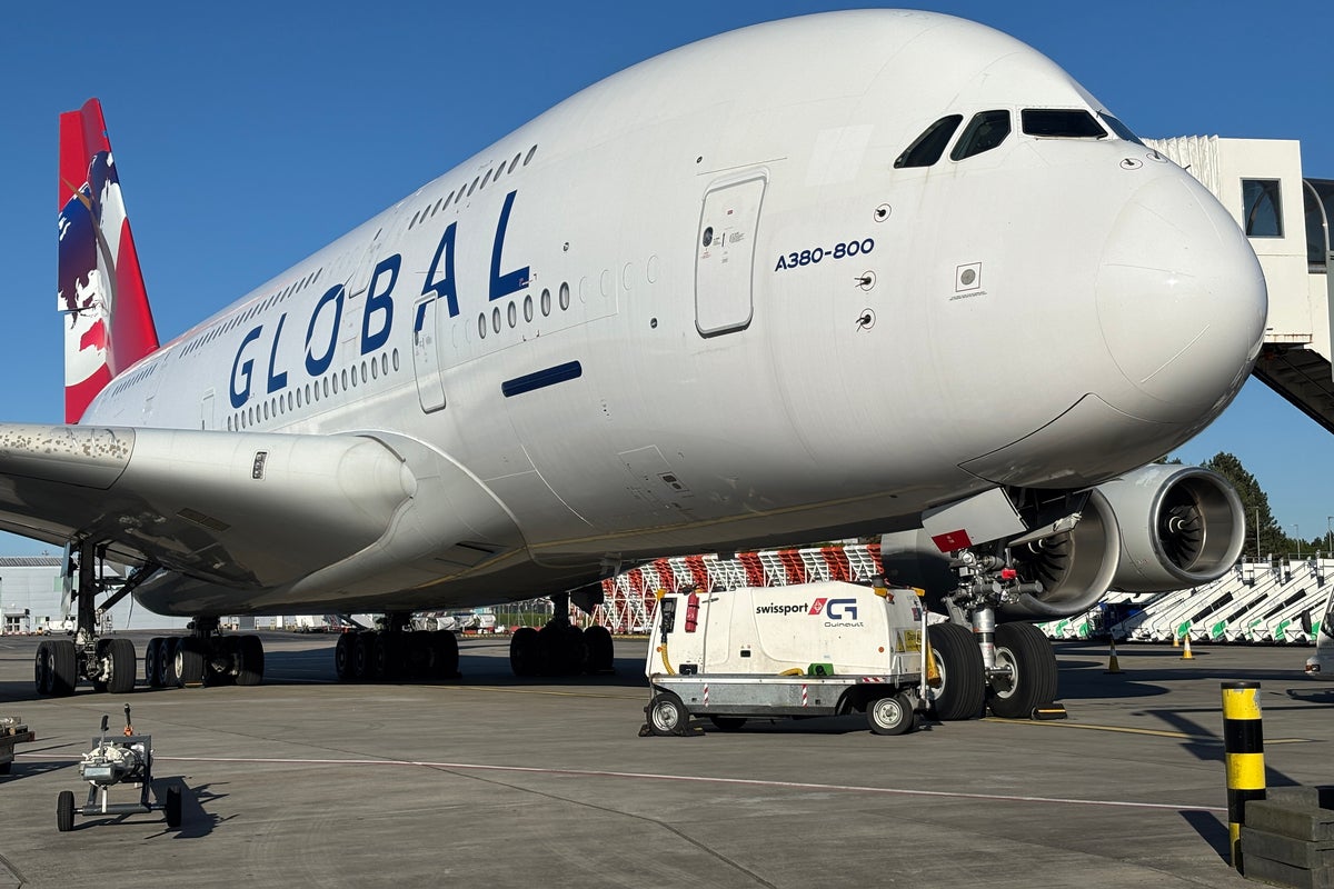 On board Global Airlines’ first transatlantic A380 flight from Glasgow to New York City