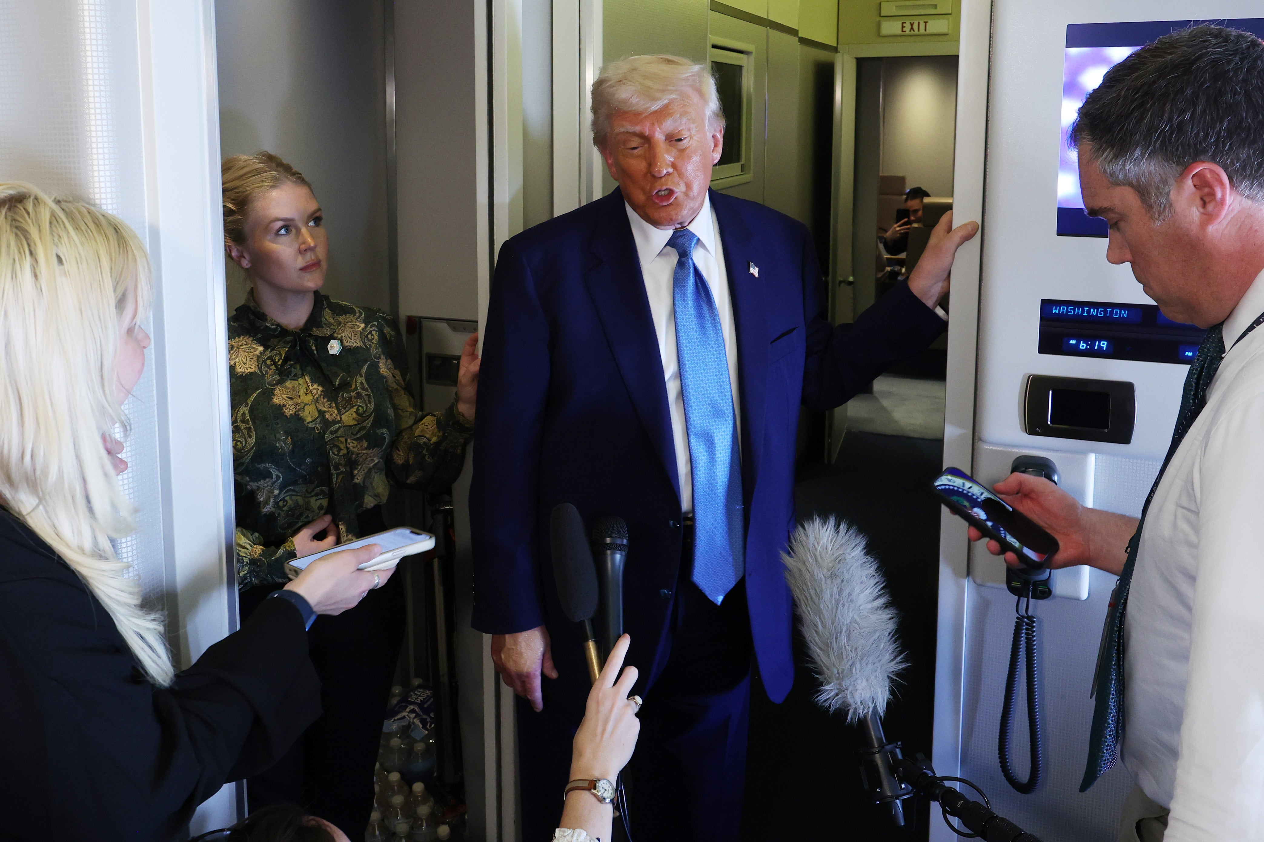 Donald Trump has been on a tour of the Middle East but skipped the talks in Turkey