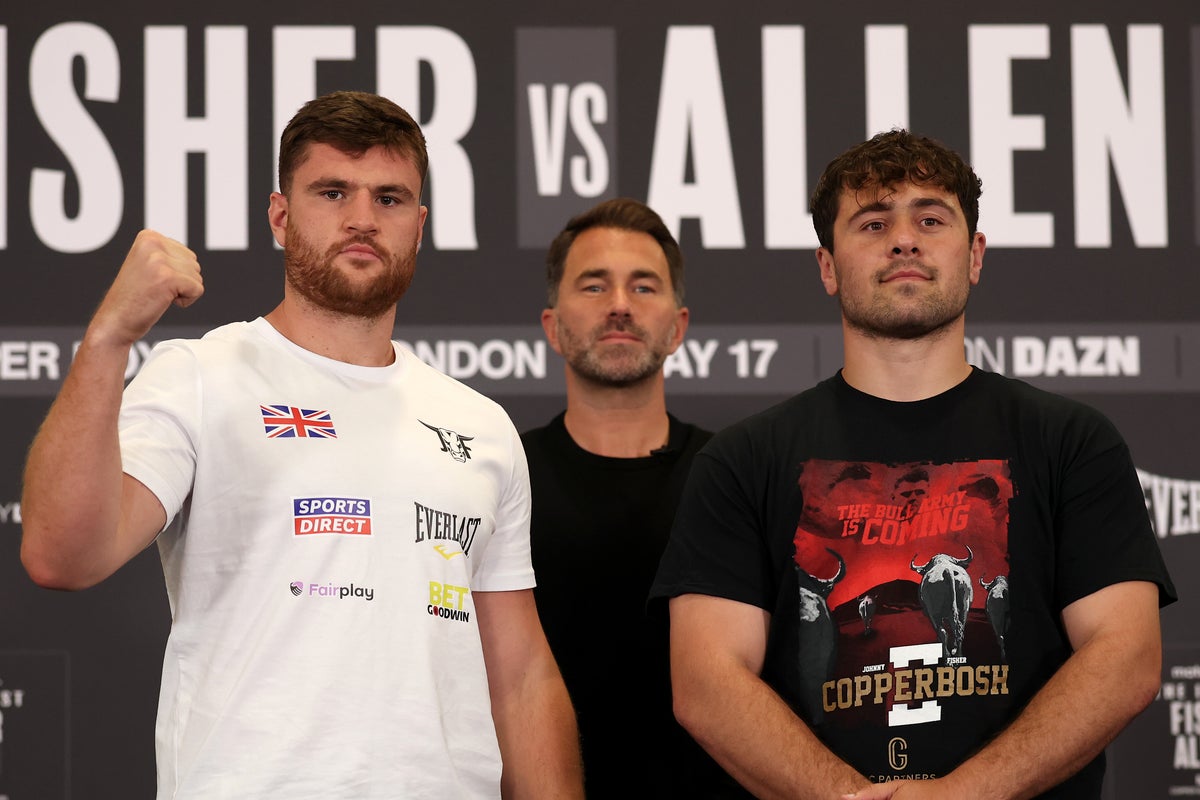Fisher vs Allen 2 LIVE: Start time, undercard and fight updates