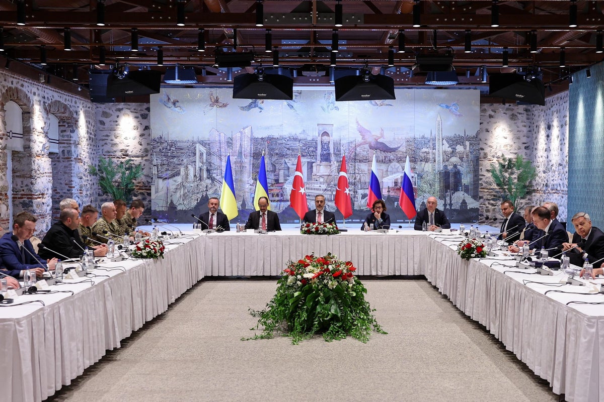Ukraine-Russia war latest: Moscow and Kyiv delegations face off in first direct talks in three years