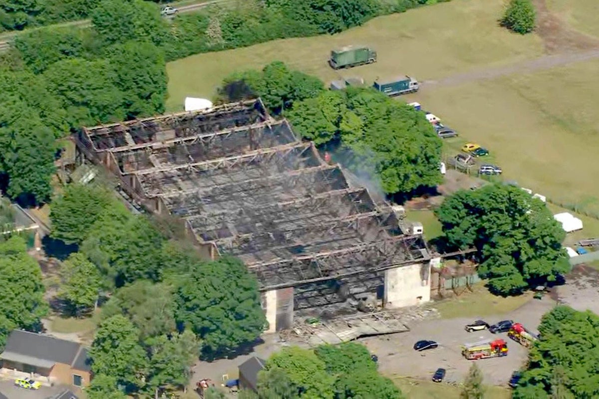 Firefighters and member of public killed in blaze at ex-RAF base named