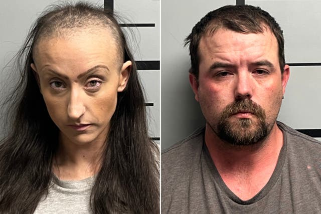 <p>Annie and Daniel Caler of Benton County, Arkansas, are accused of the years-long abuse of a teenage girl. She was allegedly raped, beaten, and forced to survive on one Pop Tart a week</p>
