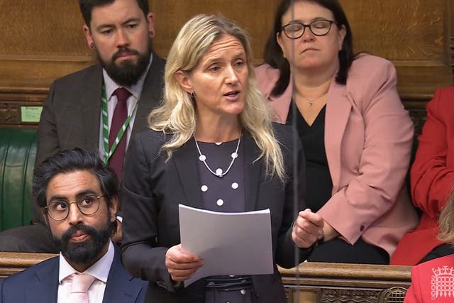 Kim Leadbeater speaking during the debate on the Terminally Ill Adults (End of Life) Bill (House of Commons/UK Parliament/PA)