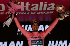 Who is leading the Giro d’Italia? Maglia rosa and general classification standings