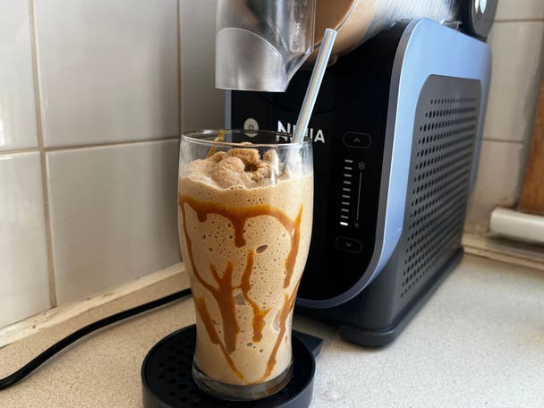 A frappe made in the Ninja Slushi