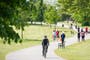 The exercise at least four times more efficient than walking