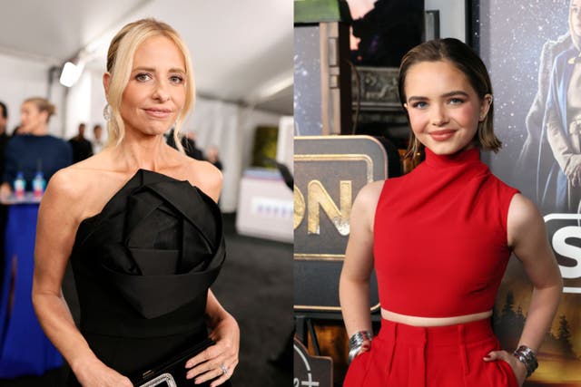 <p>Sarah Michelle Gellar and Ryan Kiera Armstrong</p>