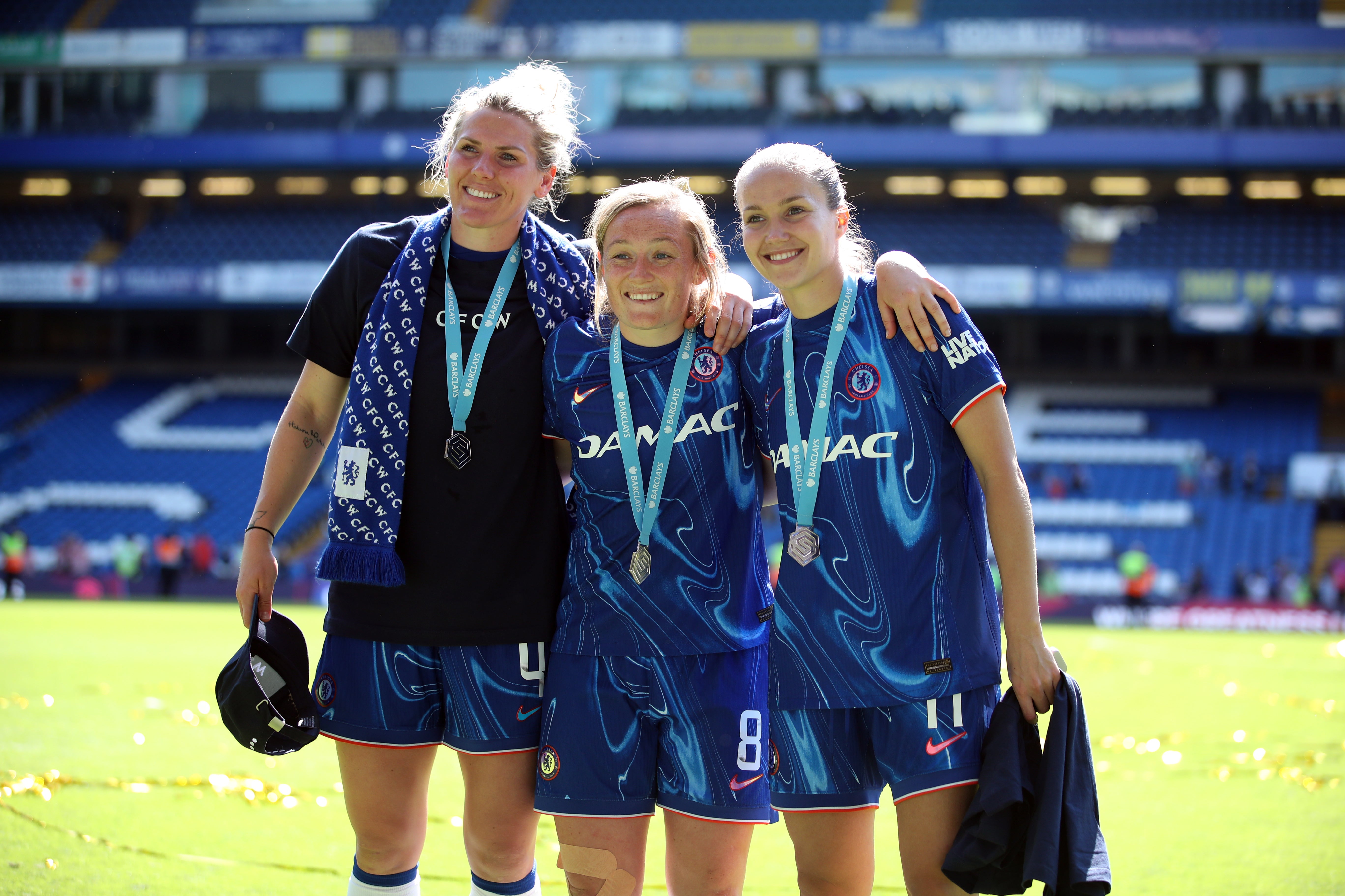 Having already won the WSL and Women's League Cup, Chelsea could secure a domestic treble with victory in the Women's FA Cup on Sunday