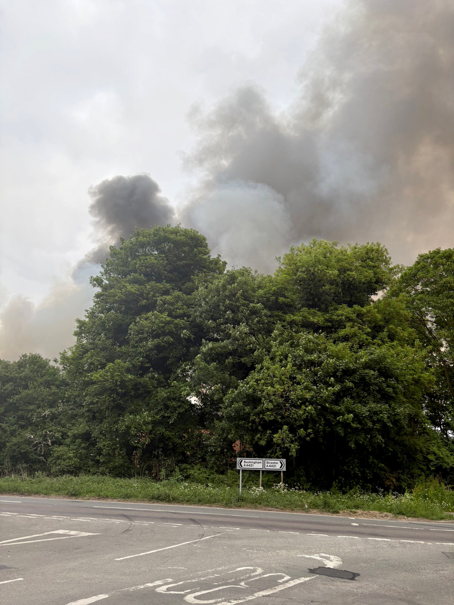 Residents reported hearing explosions and loud bangs during the fire