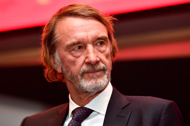 <p>Sir Jim Ratcliffe was not at Wembley for the Women’s FA Cup final</p>