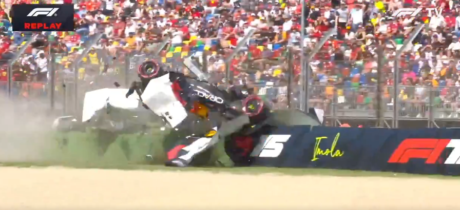 Yuki Tsunoda suffered a massive crash in qualifying