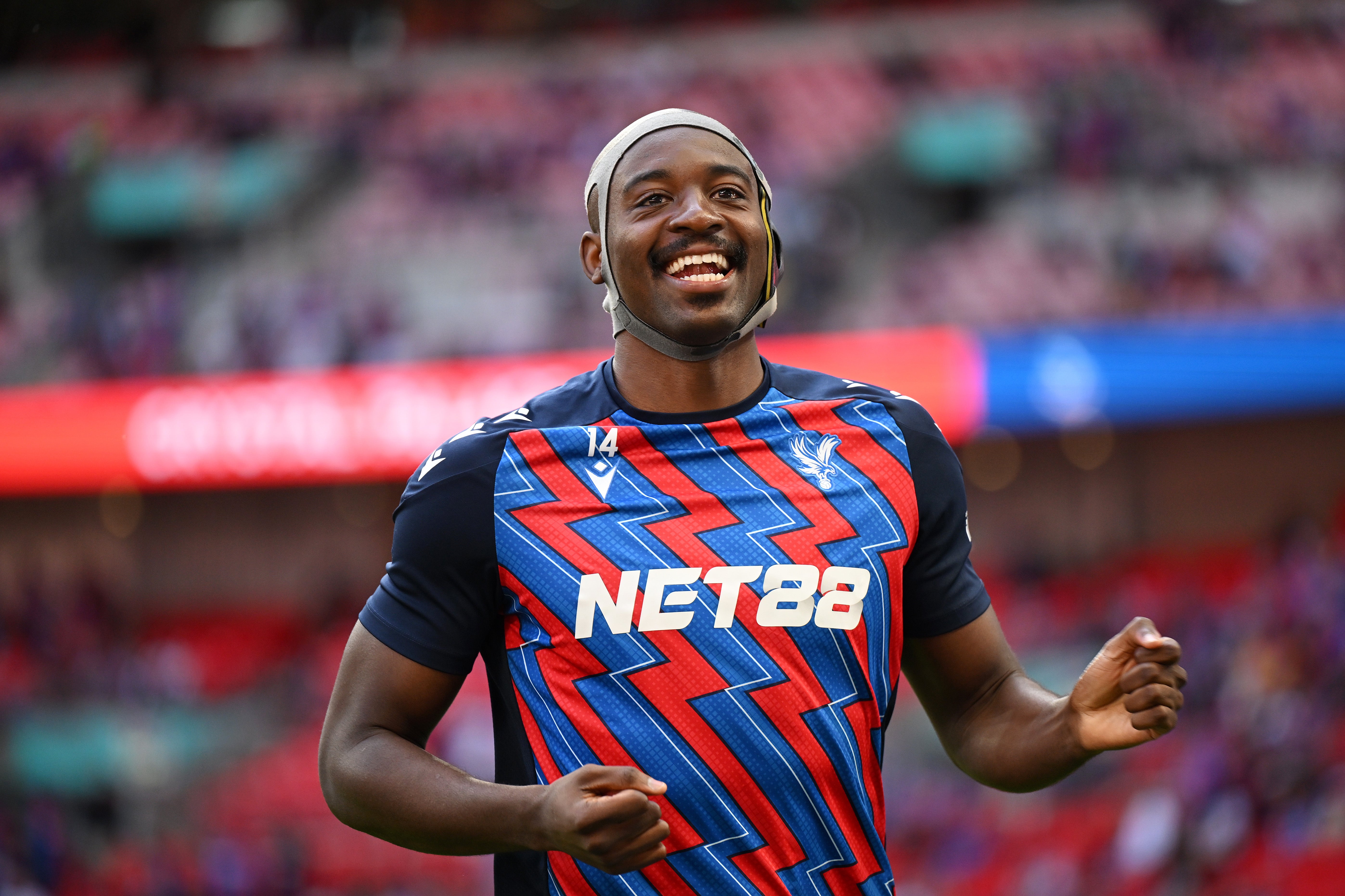 Jean-Philippe Mateta of Crystal Palace looks on