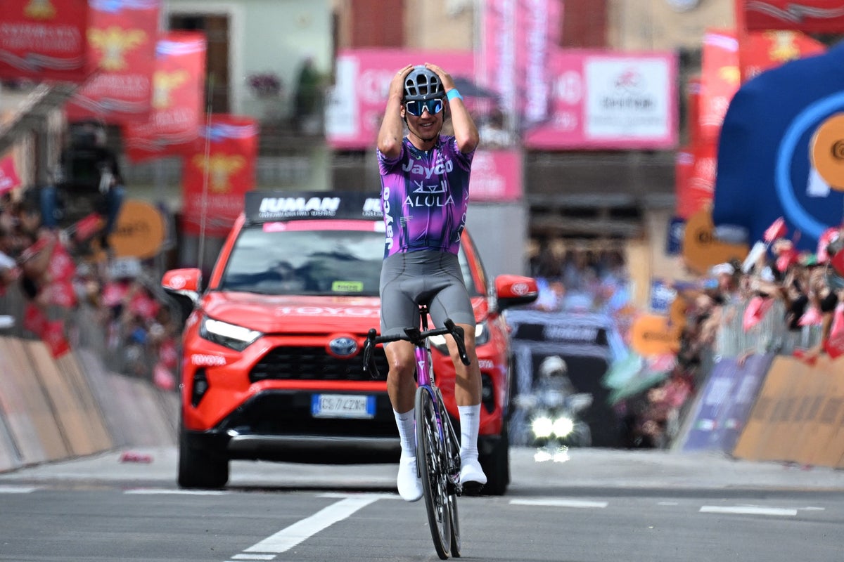Giro d’Italia 2025 LIVE: Stage 8 result and updates as Luke Plapp takes first Grand Tour win
