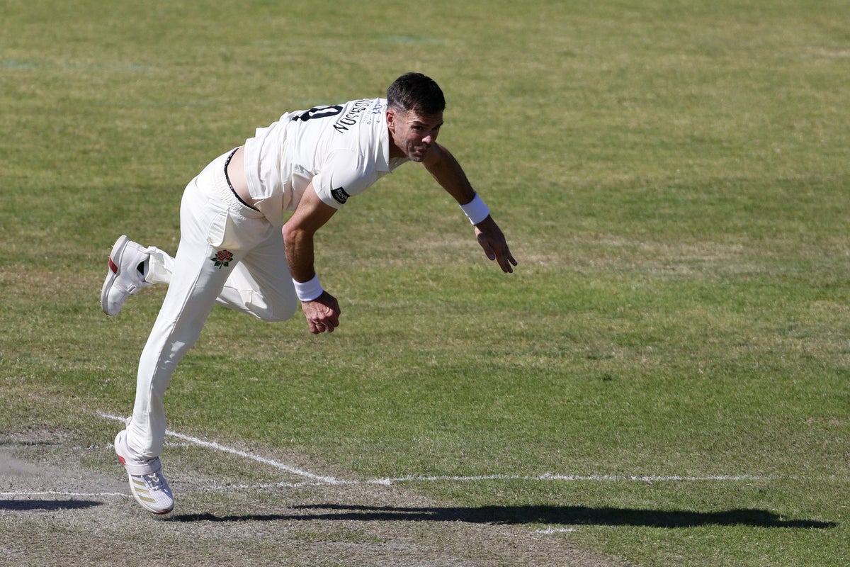 Lancashire’s James Anderson back in the wickets as he returns to action