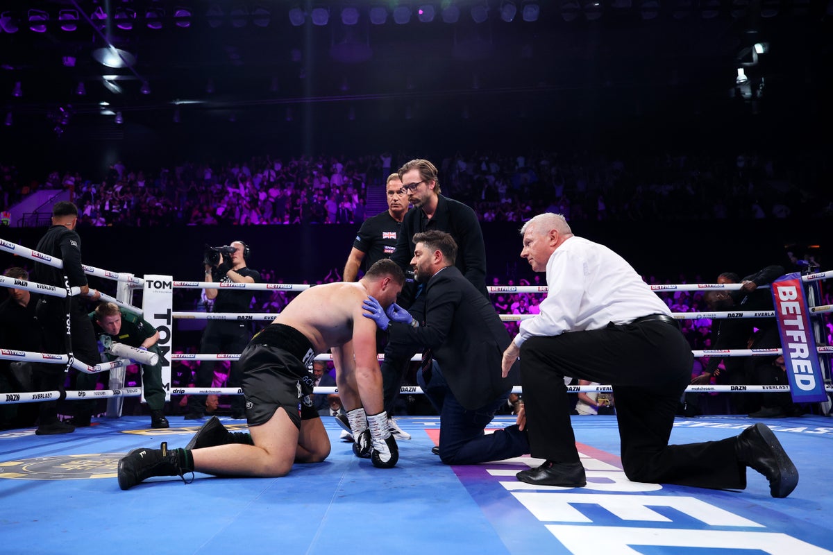 Fisher vs Allen 2 LIVE: Fight results as Romford Bull speaks out on vicious KO loss