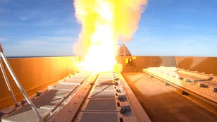 Dramatic video shows Royal Navy warship destroying supersonic missile
