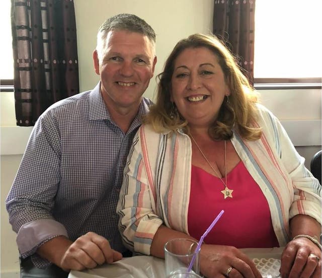 <p>Craig Murray and his wife Linda, who died in May 2024</p>