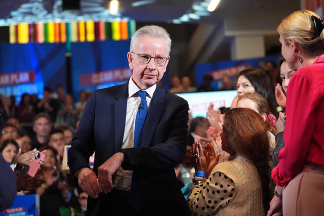 Former minister Michael Gove will soon enter the House of Lords (James Manning/PA)