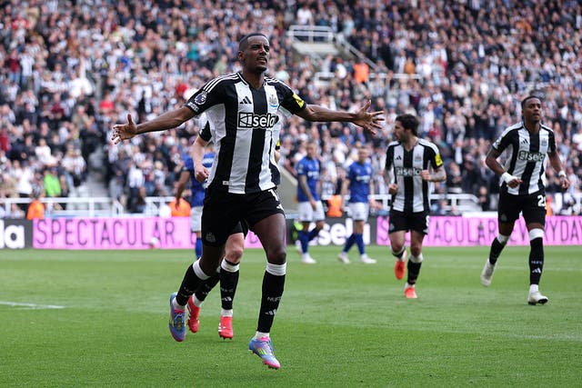 <p>Isak has scored twice against Arsenal so far this season</p>