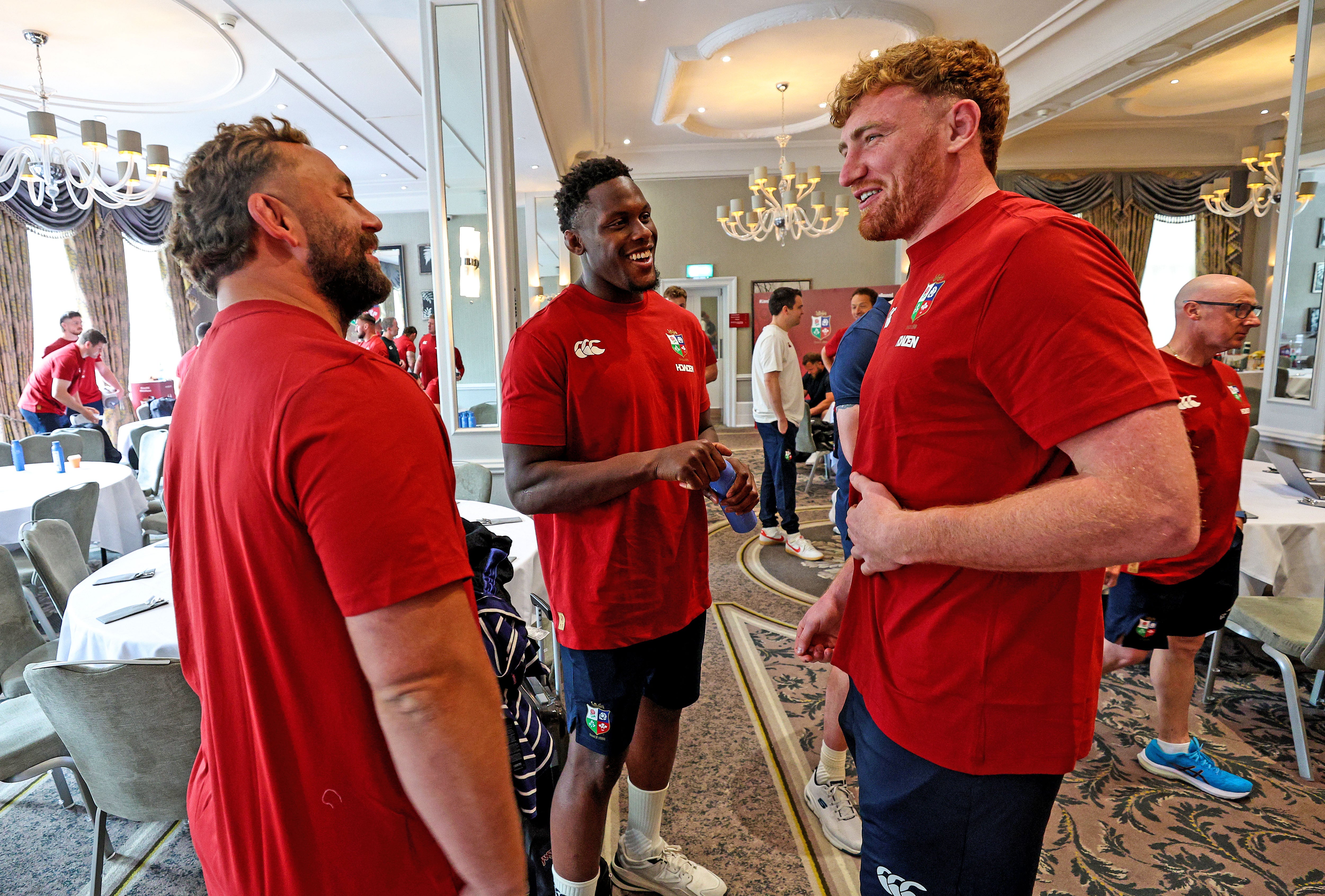 The British and Irish Lions squad has assembled for the first time in 2025