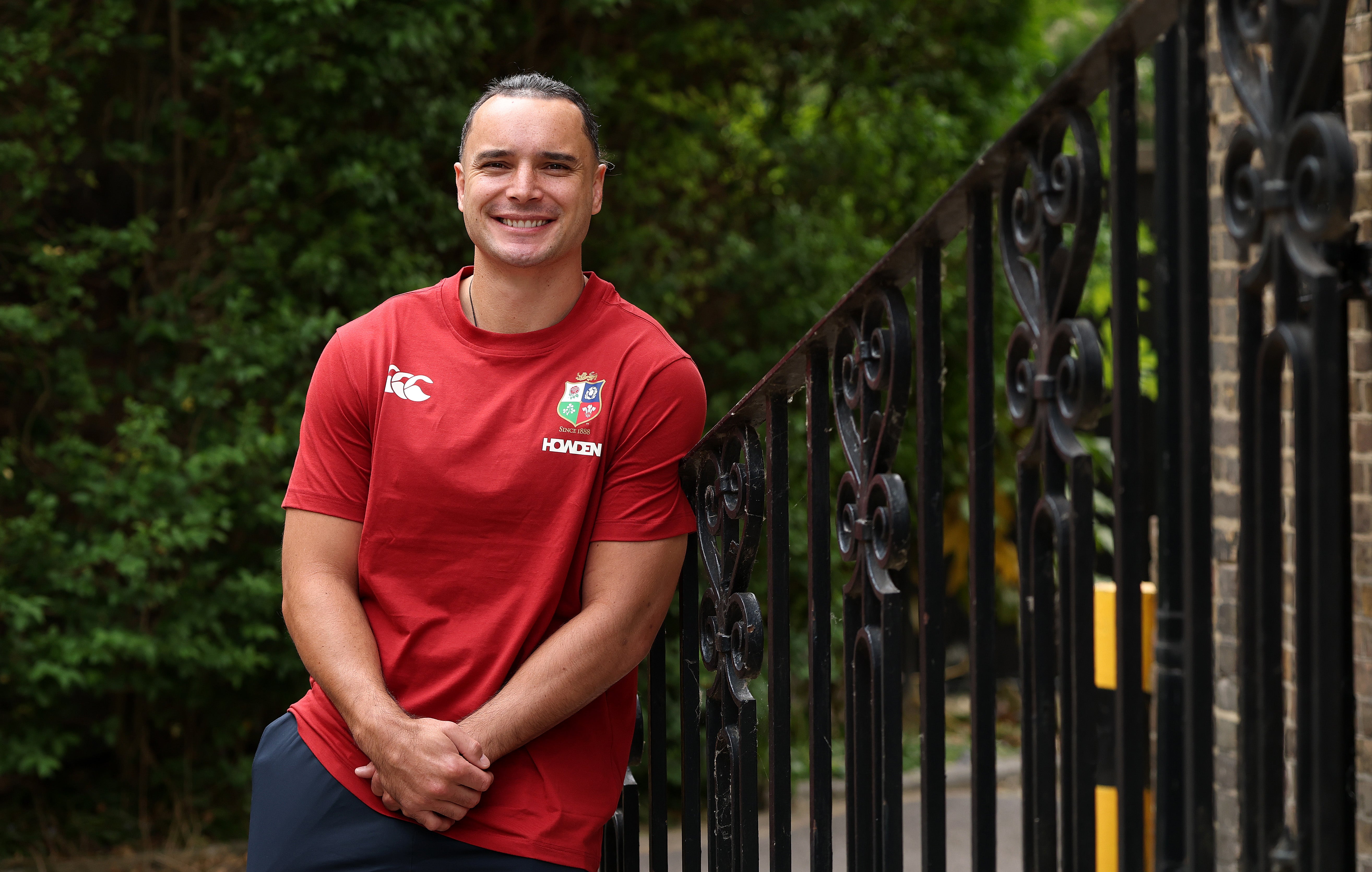 James Lowe was in good form at the first assembly of the Lions squad