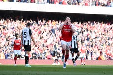 Arsenal vs Newcastle LIVE: Premier League reaction as Gunners secure Champions League football with win