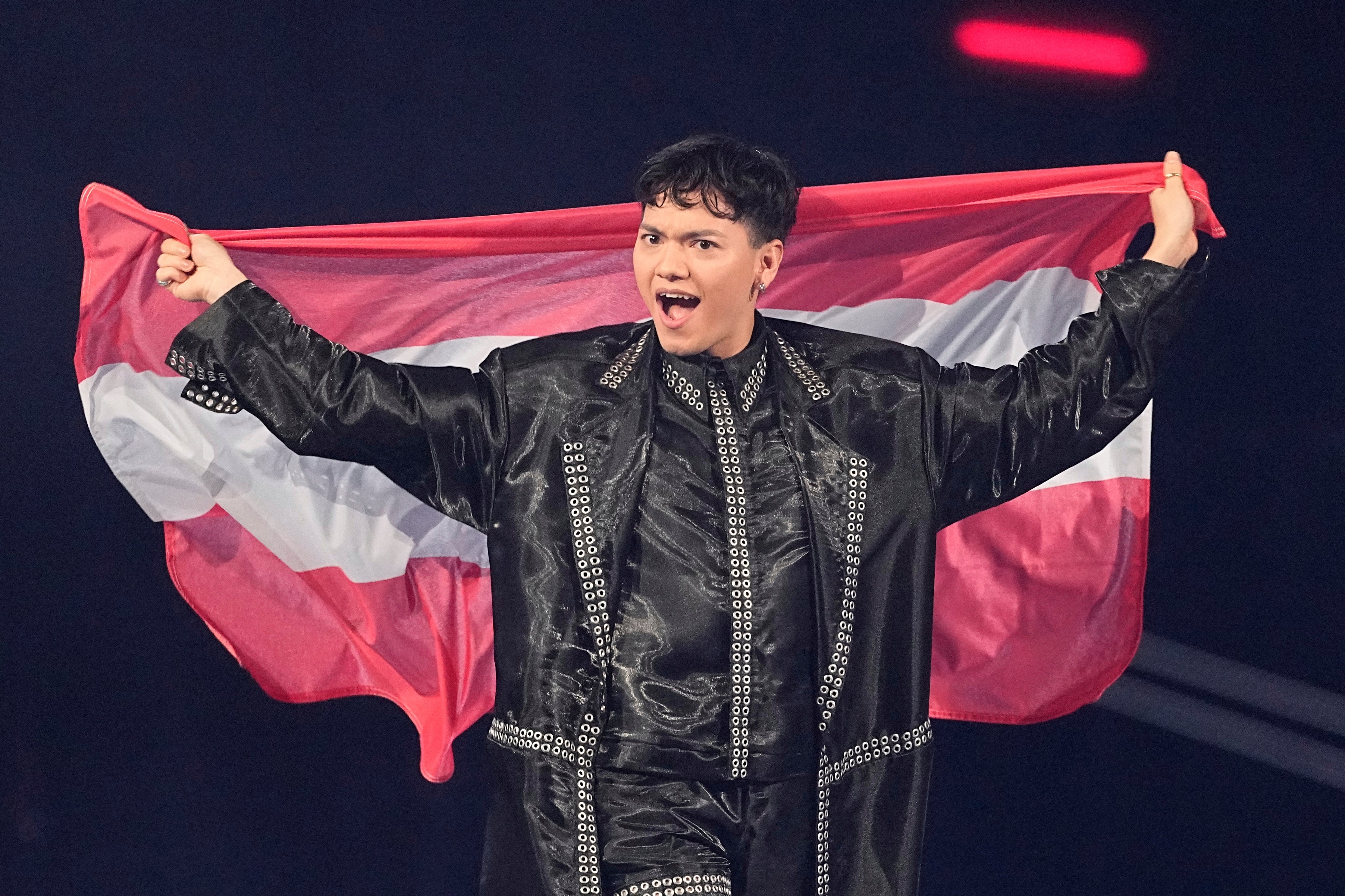 <p>JJ emerged as the winner of the 2025 Eurovision contest</p>