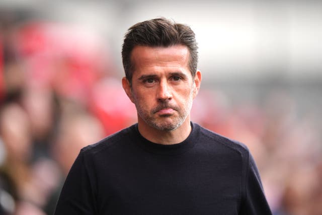Fulham manager Marco Silva before the Premier League match at Brentford (Bradley Collyer/PA)