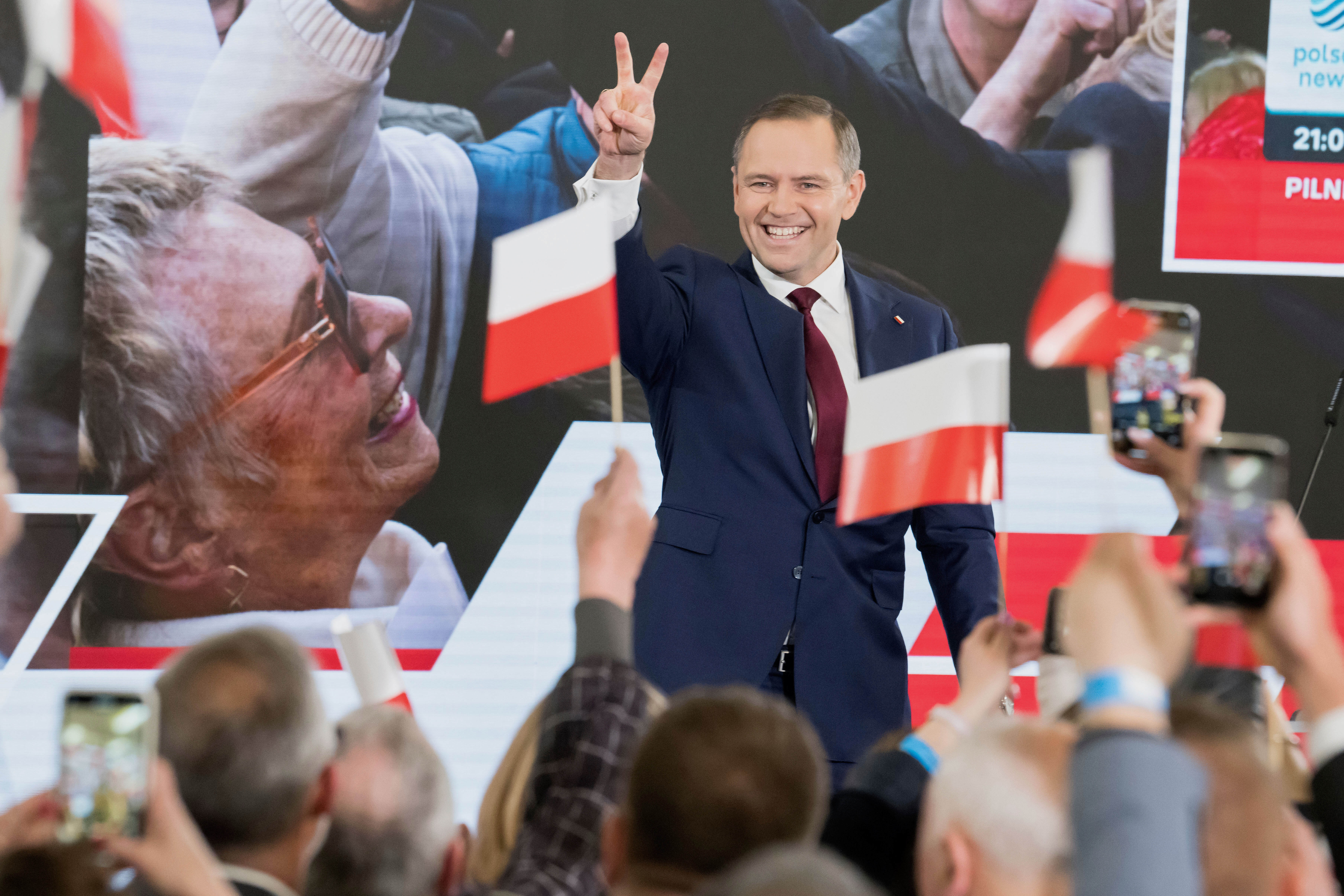 Nawrocki portrayed the election as a referendum on the government