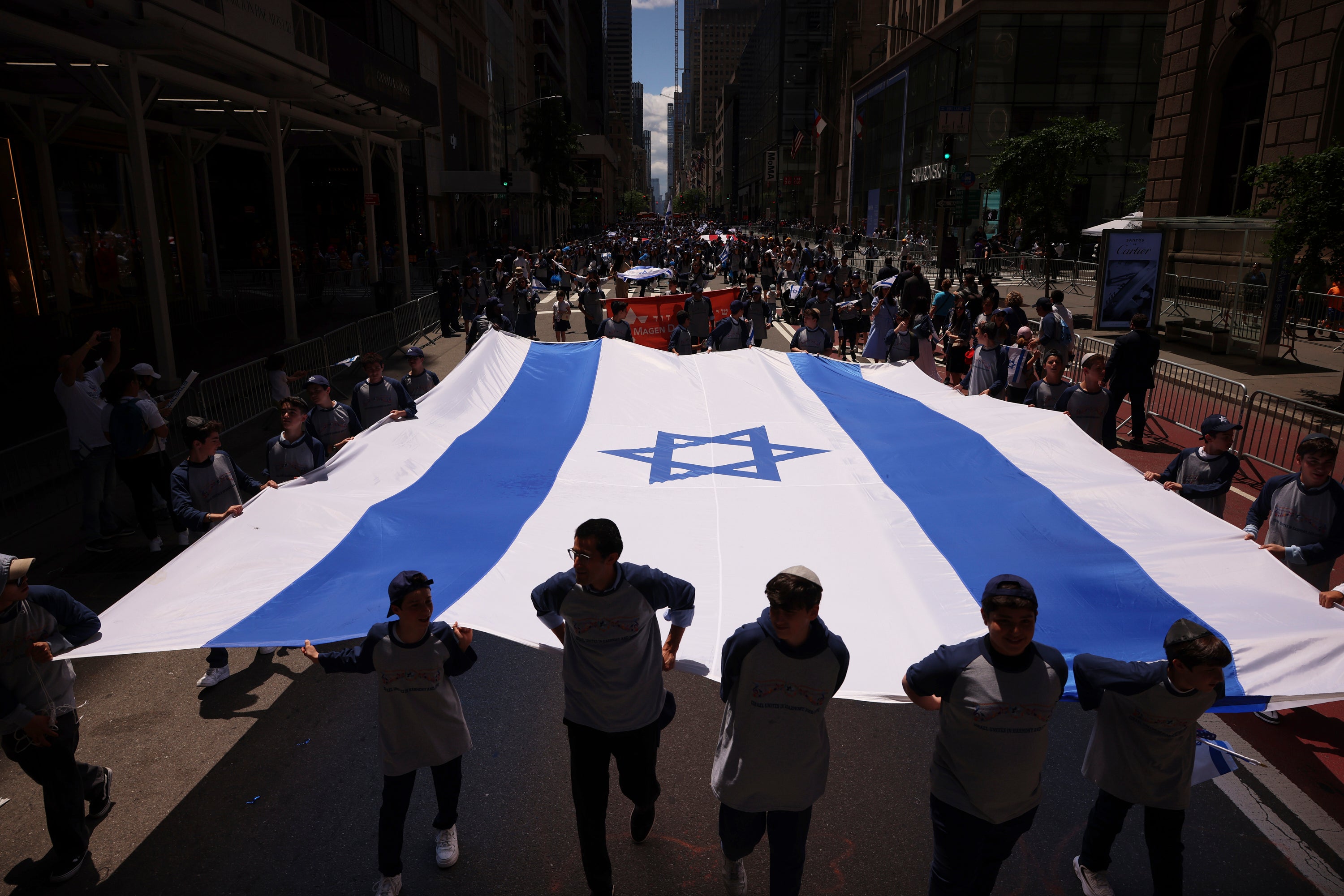APTOPIX Israel Day Parade