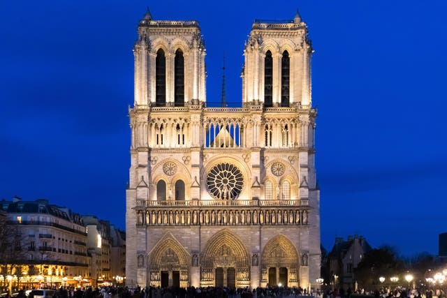 <p>Notre Dame cathedral, which was destroyed in a 2019 fire</p>