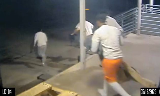 Video released by Orleans Parish Sheriff's Office shows the men fleeing out of the jail in their escape. Lamb mocked the police over letting it happen.