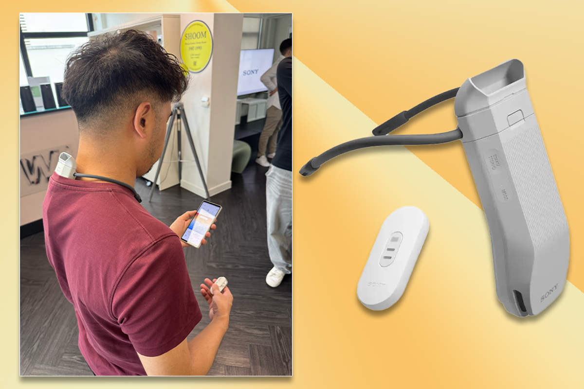 I tried Sony’s new wearable air conditioner and it cooled me down instantly