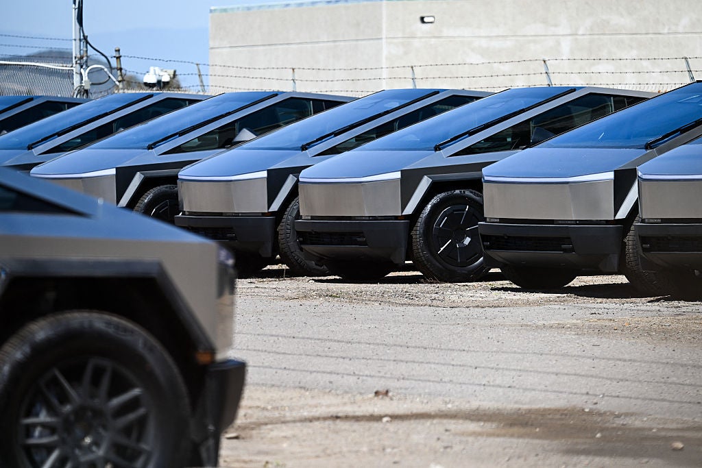 Sales of Tesla’s electric cars dropped 13 per cent versus the same period a year ago
