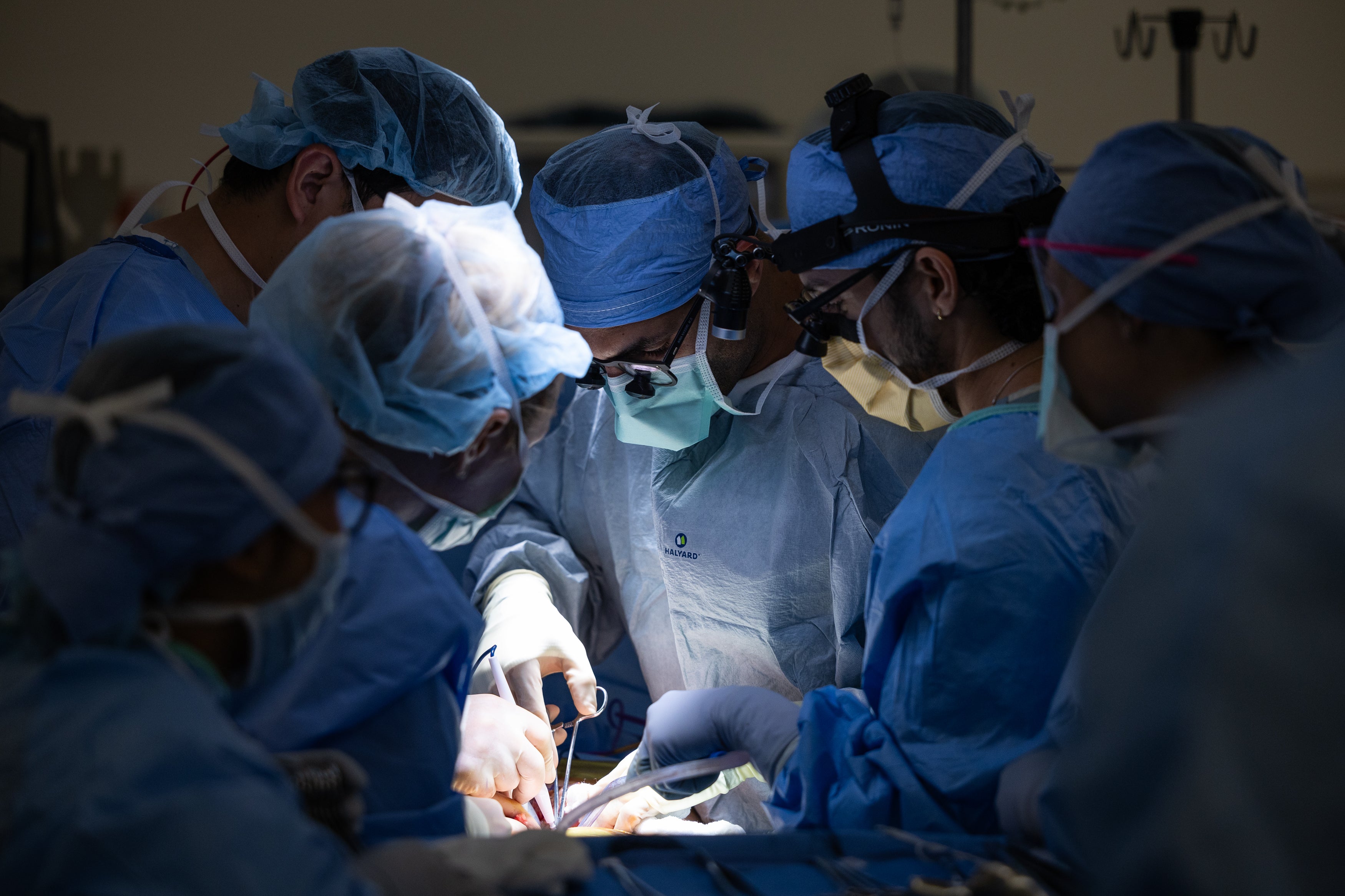 The surgery was a complex eight-hour operation