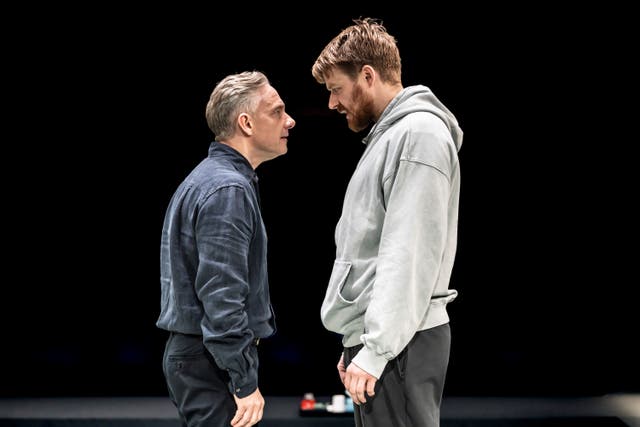 <p>A word from our sponsor: Martin Freeman (James) and Jack Lowden (Luka) in ‘The Fifth Step’</p>