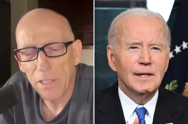 <p>Scott Adams revealed he has the same prostate cancer as Joe Biden, which has also spread to his bones</p>
