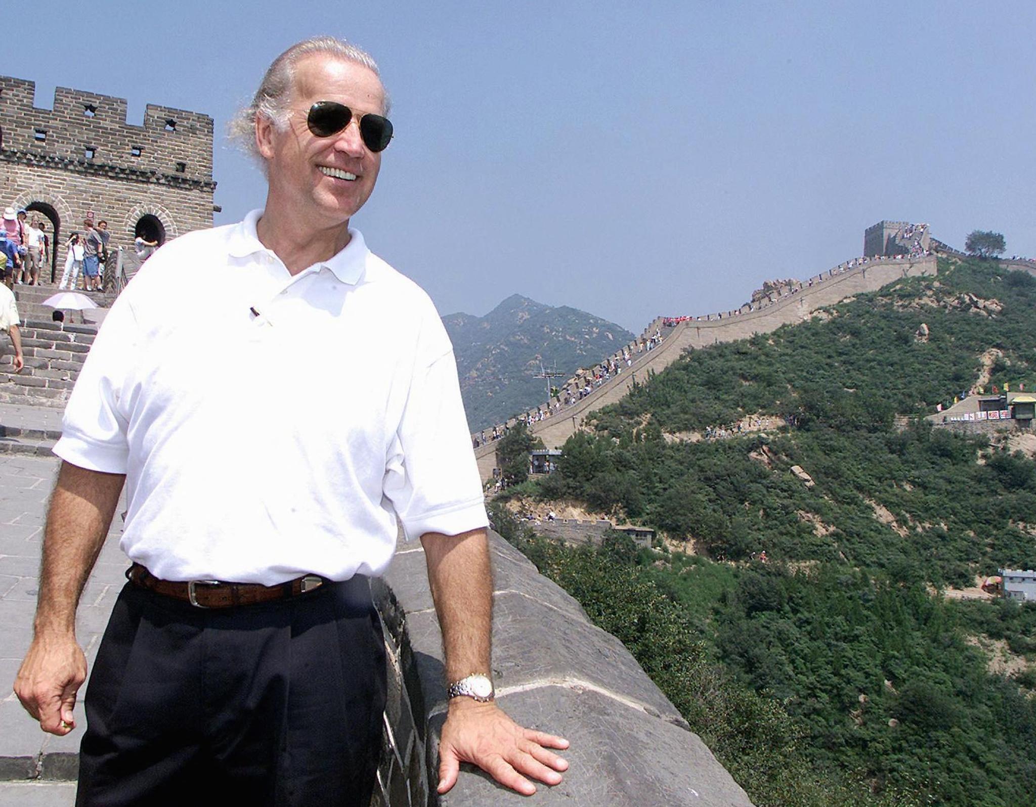 Biden at The Great Wall of China