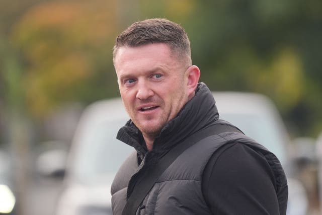 Tommy Robinson (Yui Mok/PA)