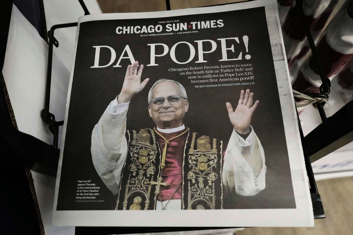 There's an American pope, and he's just like us. At least, we really, really want him to be