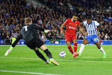 Brighton come from behind to beat Liverpool after Mohamed Salah’s huge miss - reaction