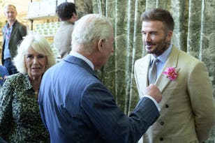 David Beckham shares heartfelt moment with King at Chelsea Flower Show