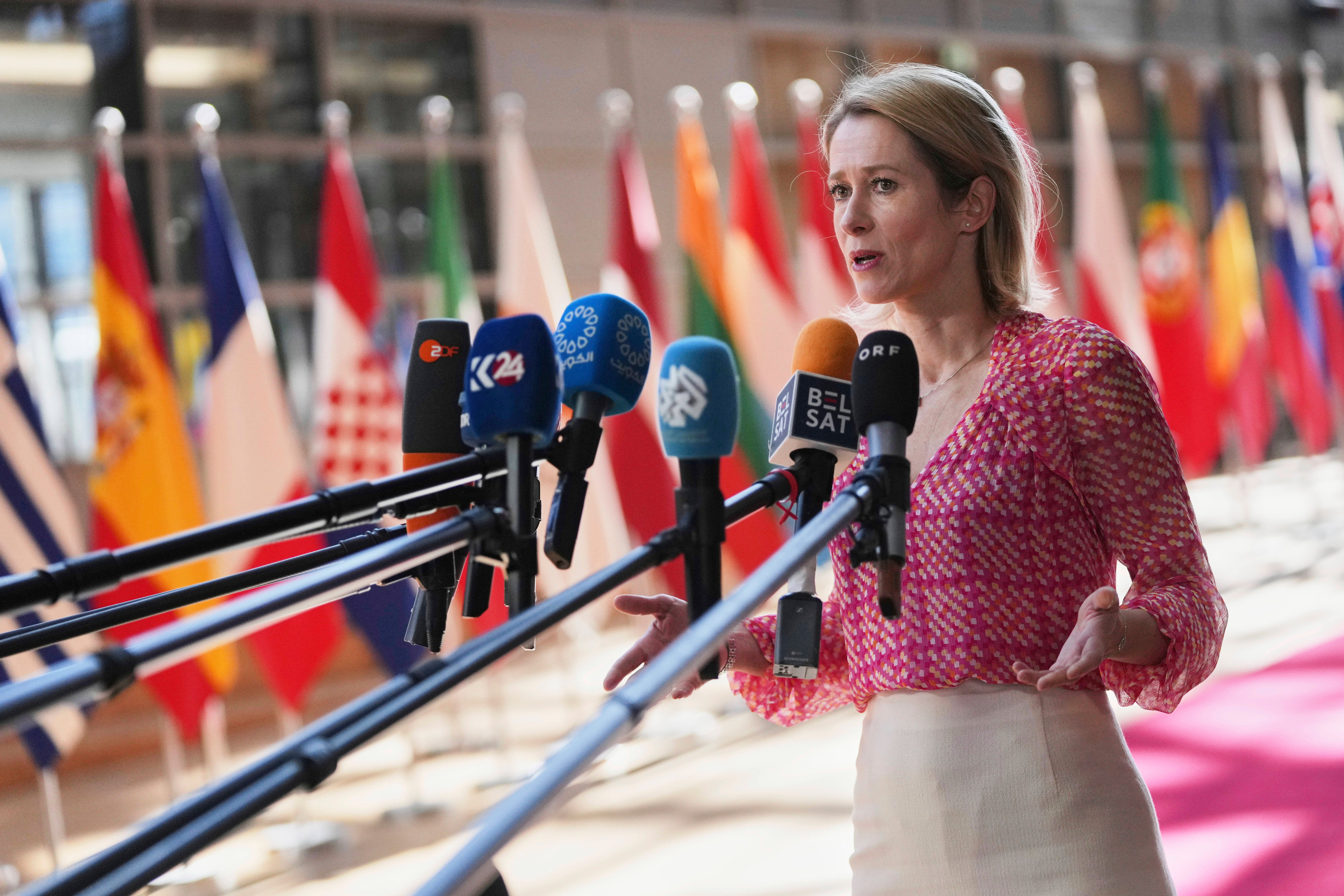 The EU’s top diplomat, Kaja Kallas
